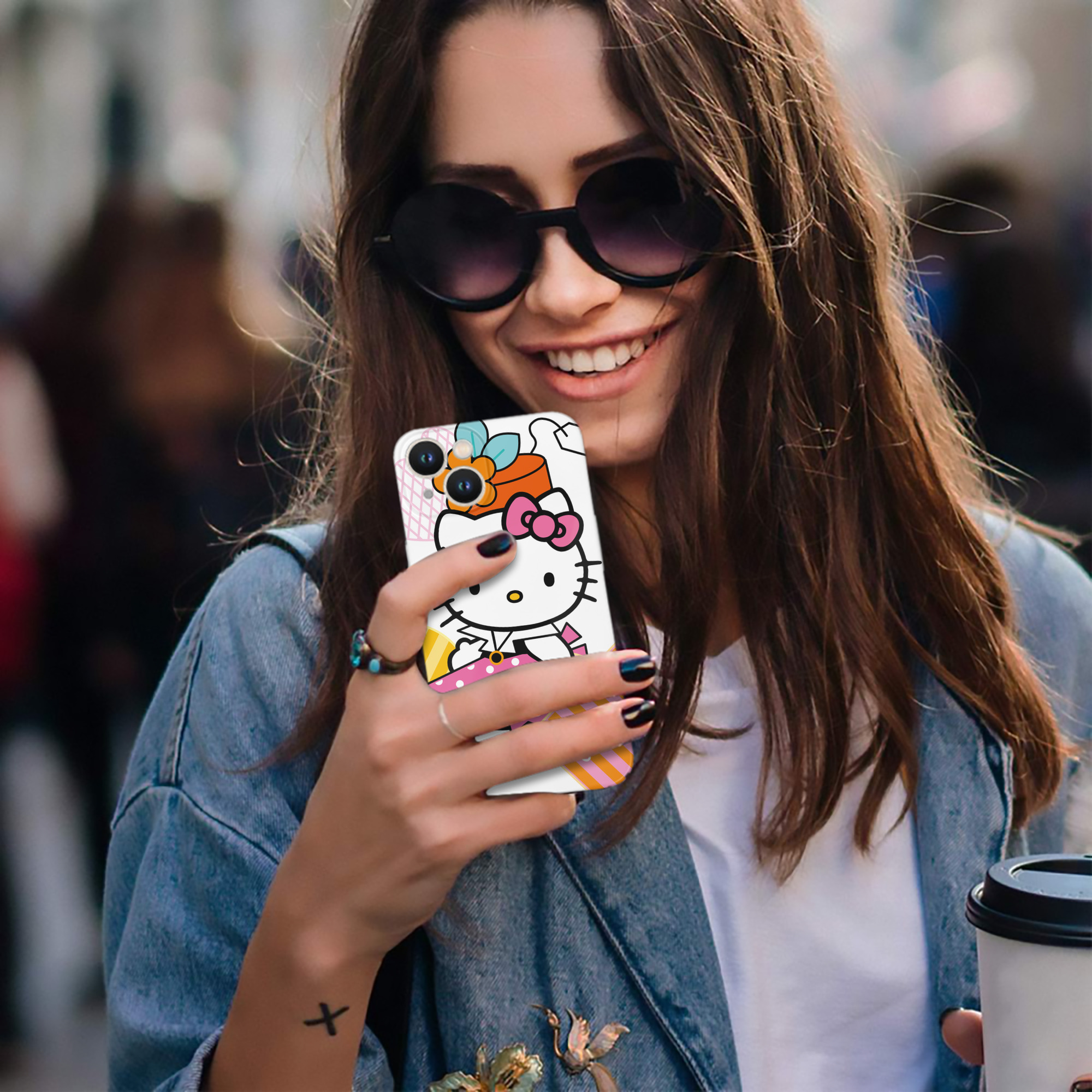 （画像用） Hello Kitty ハローキティ 【iPhone 14シリーズ対応】ハードケース